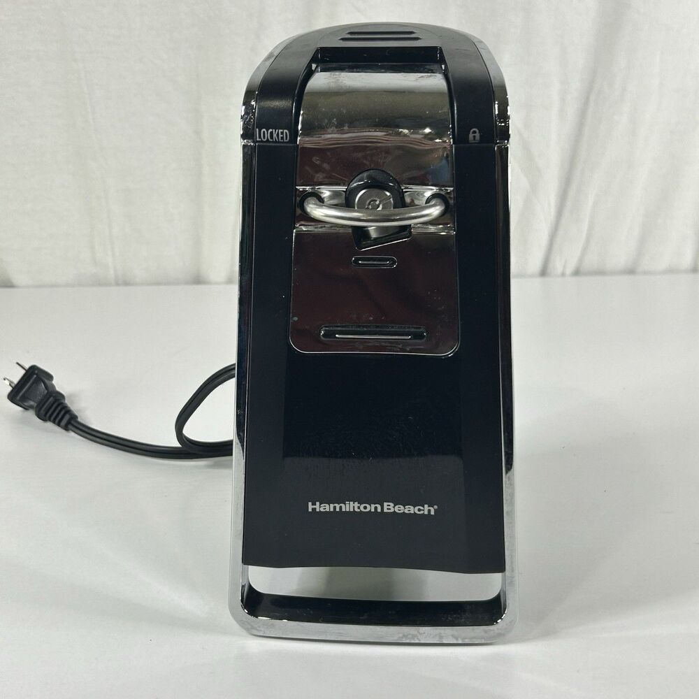 Hamilton Beach 76606Z Smooth Touch Electric Automatic Can Opener Tested, Works